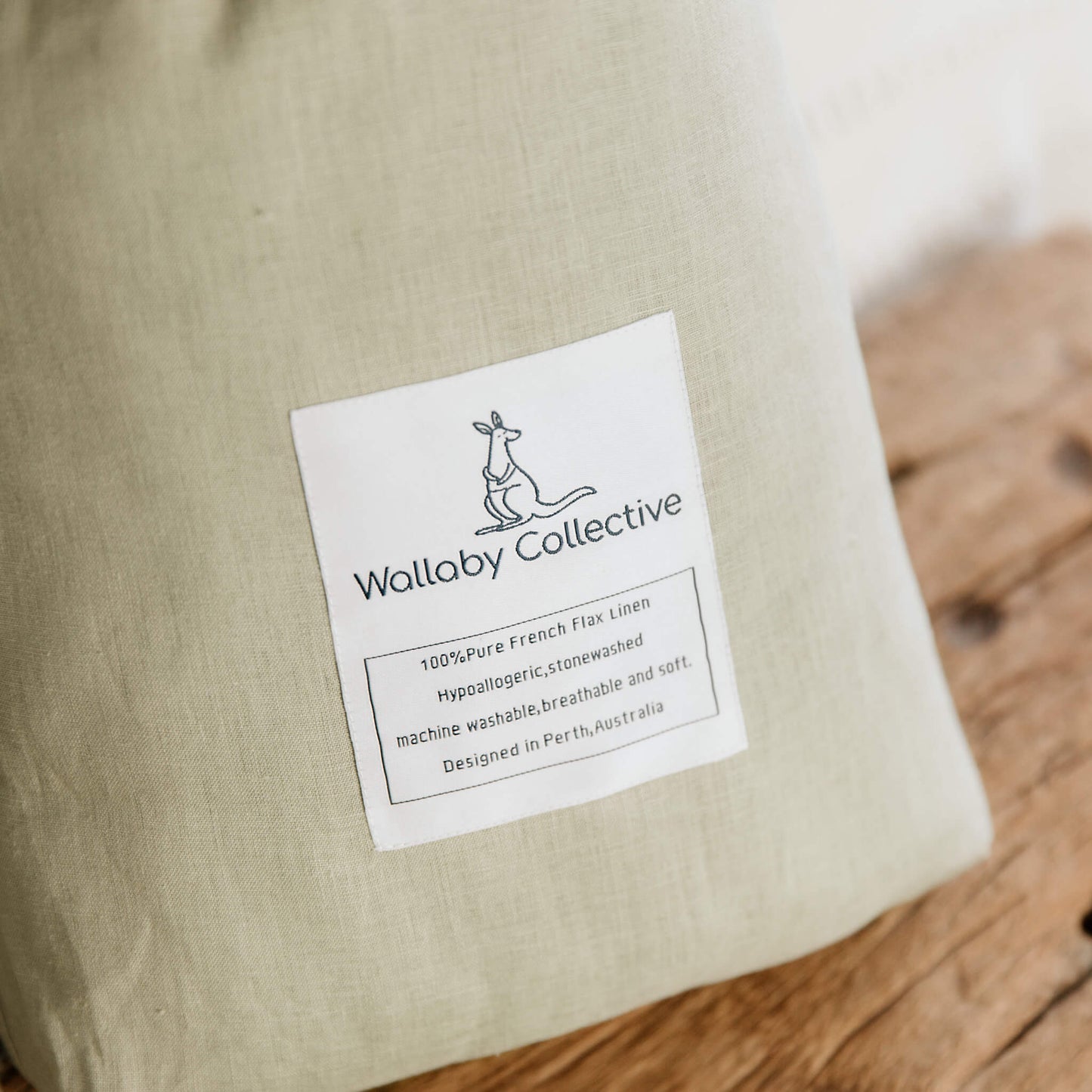 Wallab Collective Linen Play Mat Bag