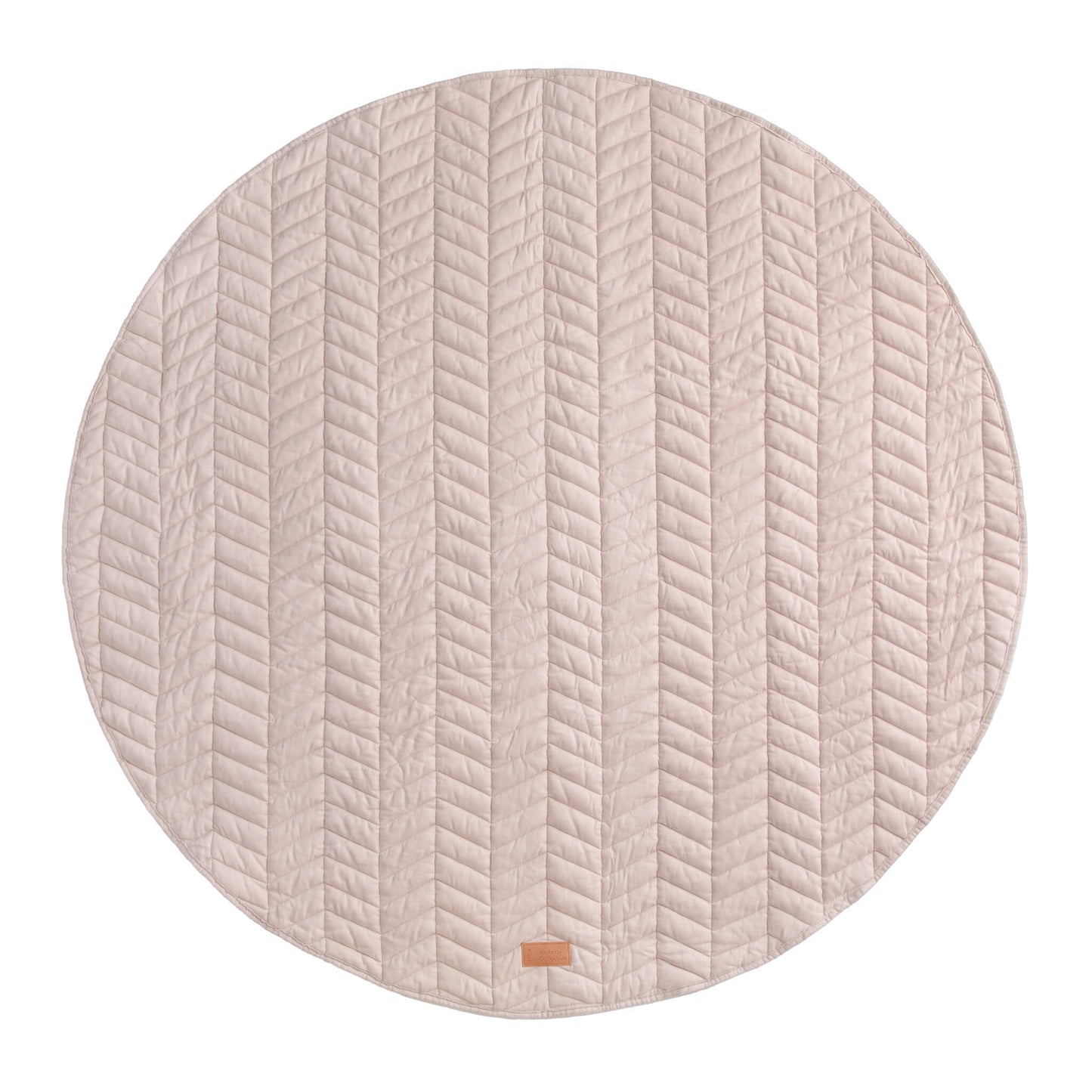 Pink Linen Baby Play Mat